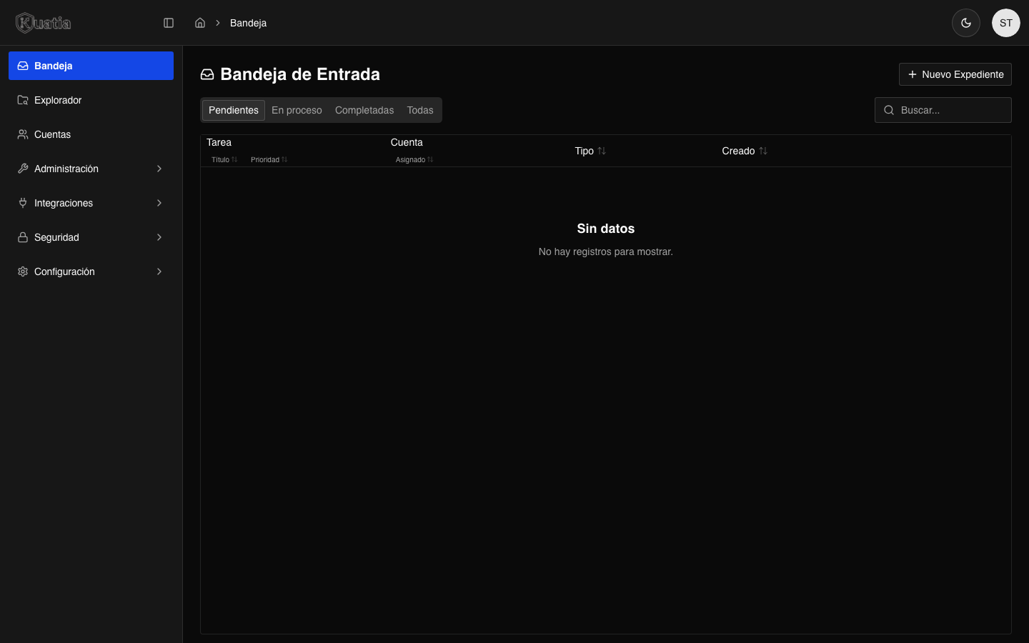 Bandeja de entrada
